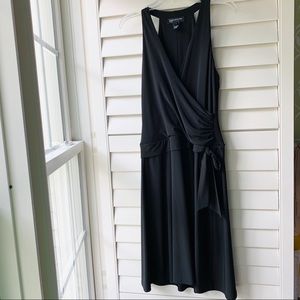NEVER WORN Slimming Black Wrap Dress